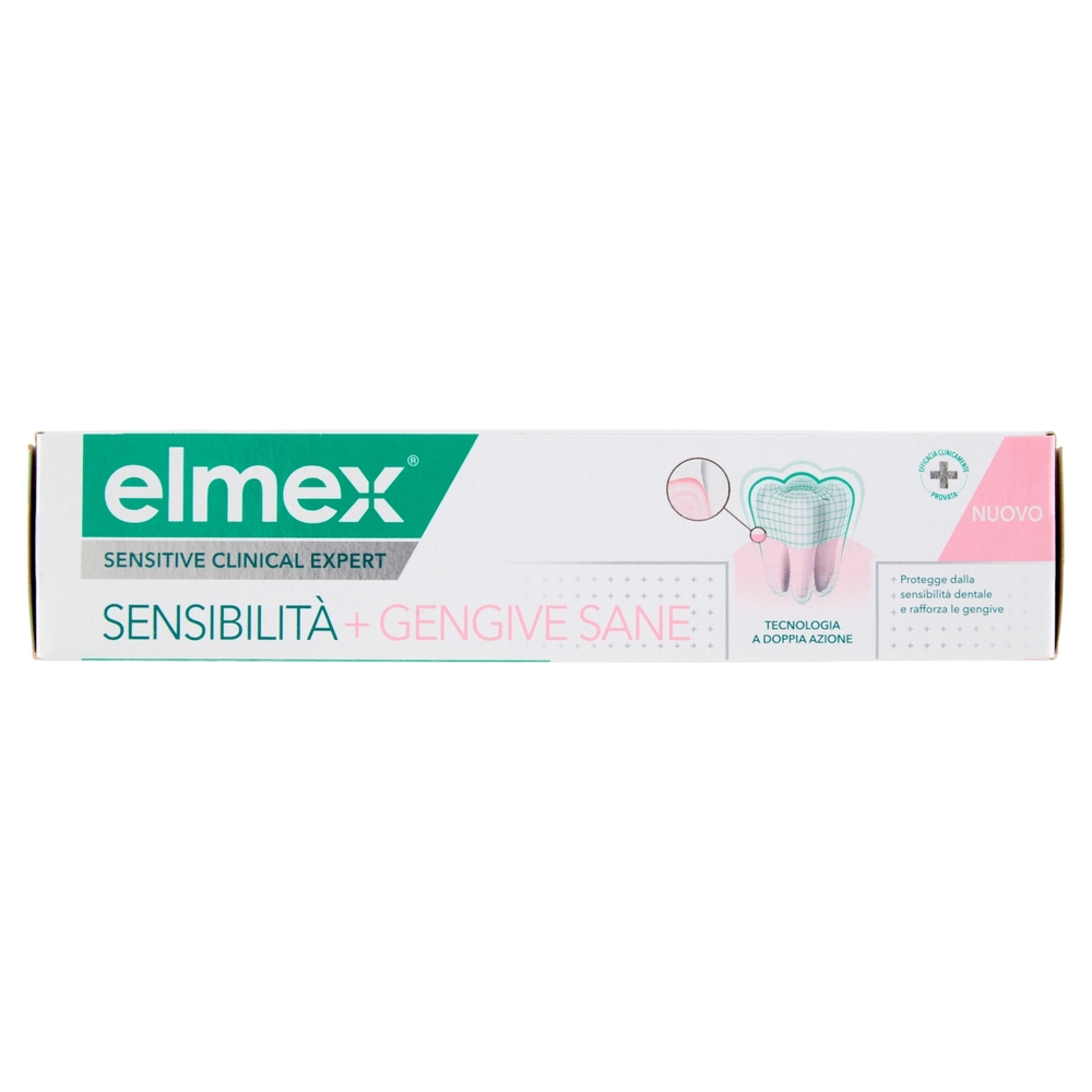elmex dentifricio Sensitive Clinical Expert Sensibilità + Gengive sane 75 ml
